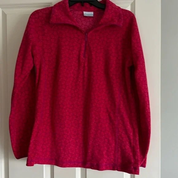 Columbia Lightweight Fleece Half-Zip Pullover Large - Picture 5 of 6